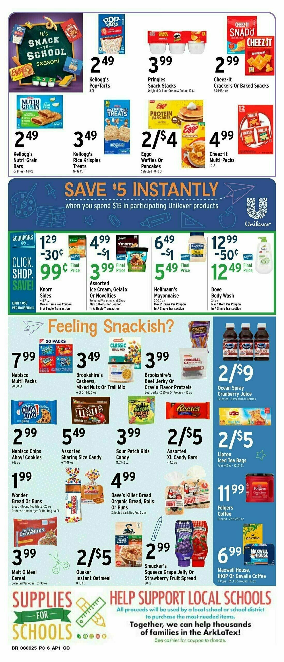 Brookshire's US Weekly Ad from August 6