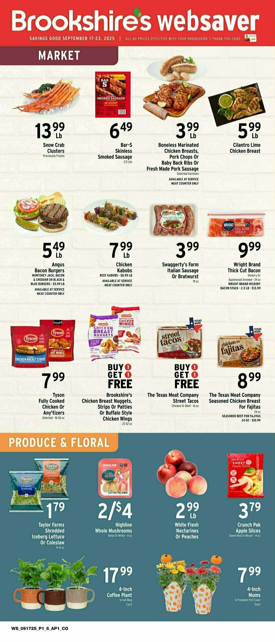 Brookshire's US Weekly Ad from September 17
