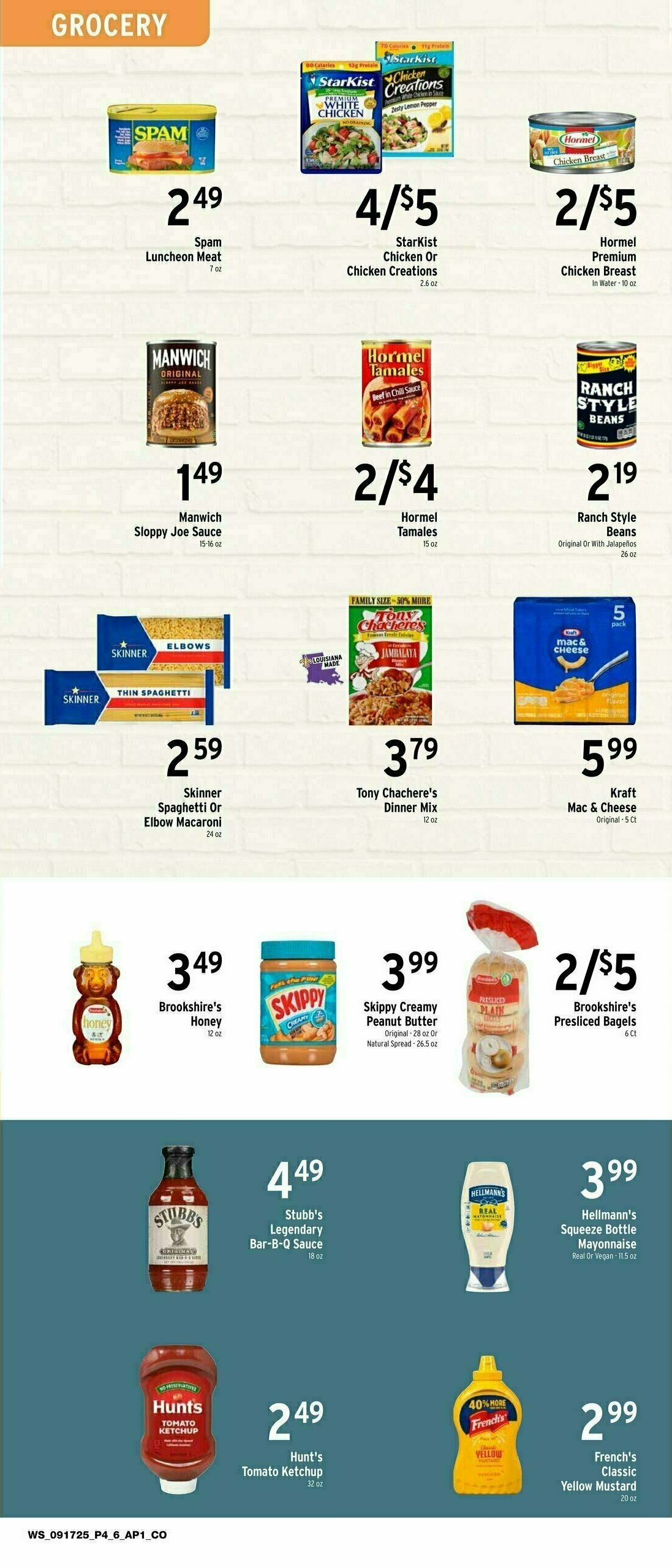 Brookshire's US Weekly Ad from September 17