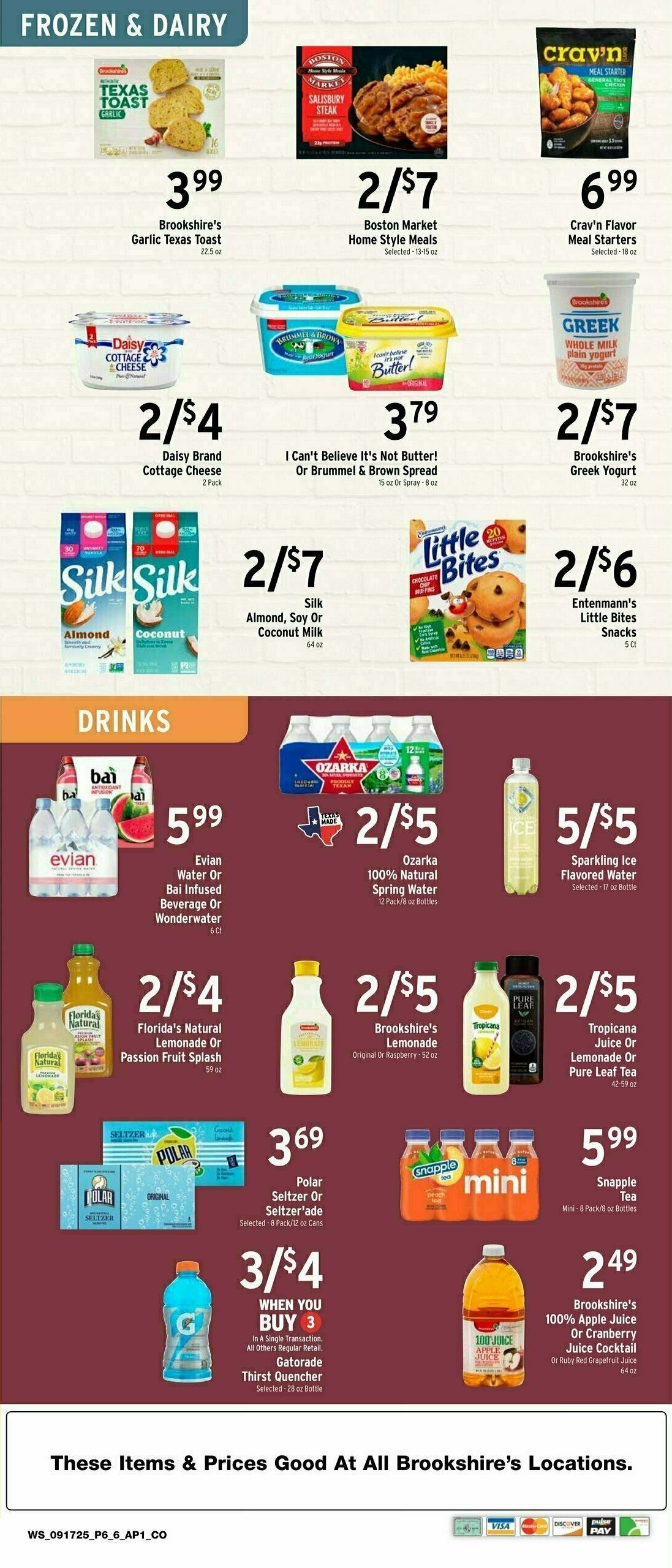 Brookshire's US Weekly Ad from September 17