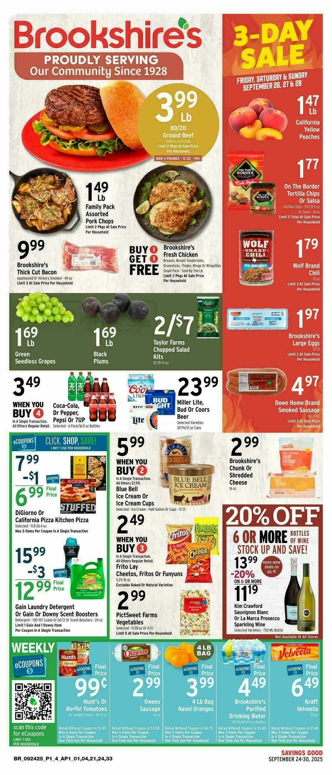 Brookshire's US Weekly Ad from September 24