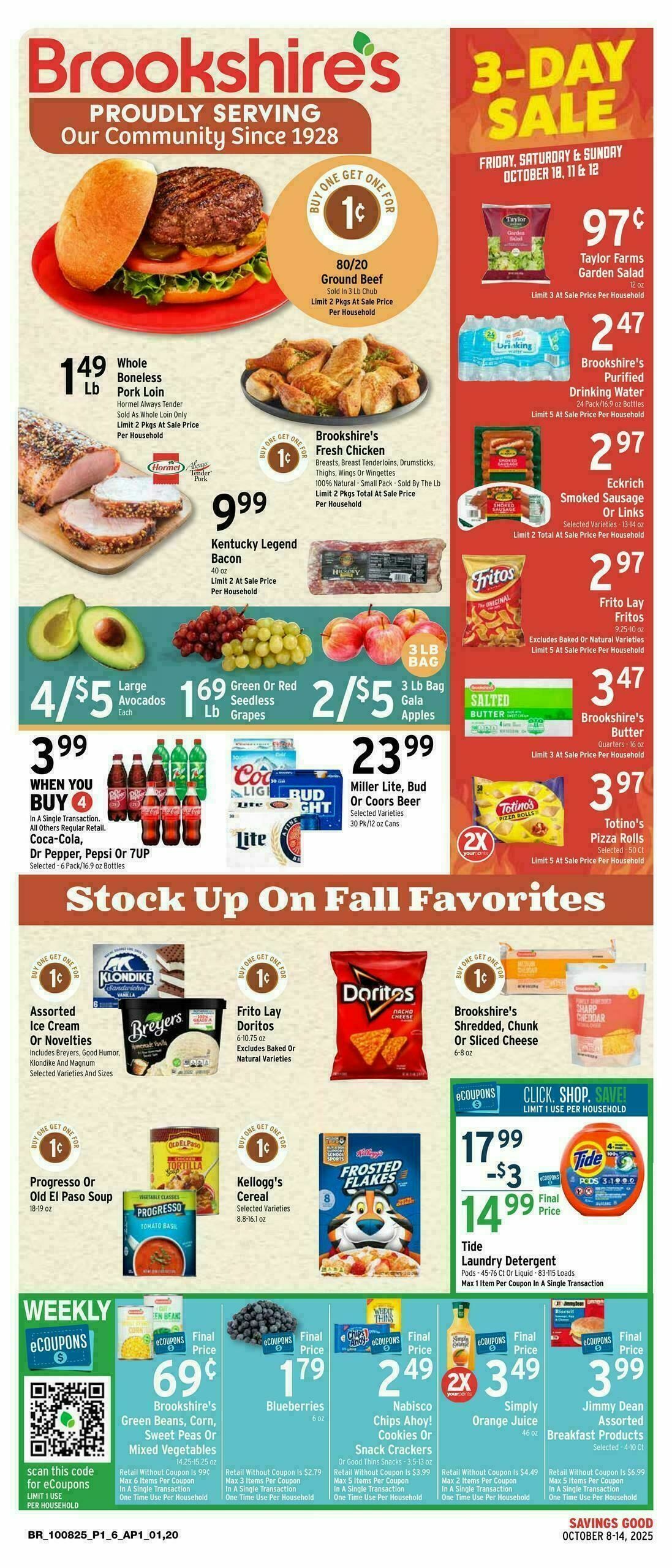 Brookshire's US Weekly Ad from October 8