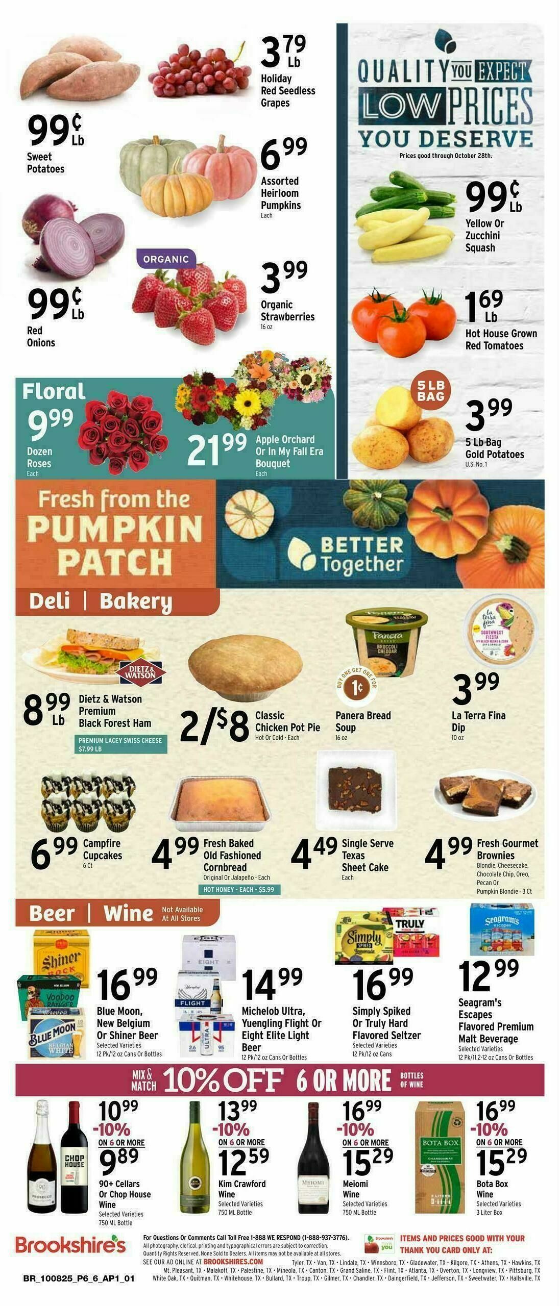 Brookshire's US Weekly Ad from October 8