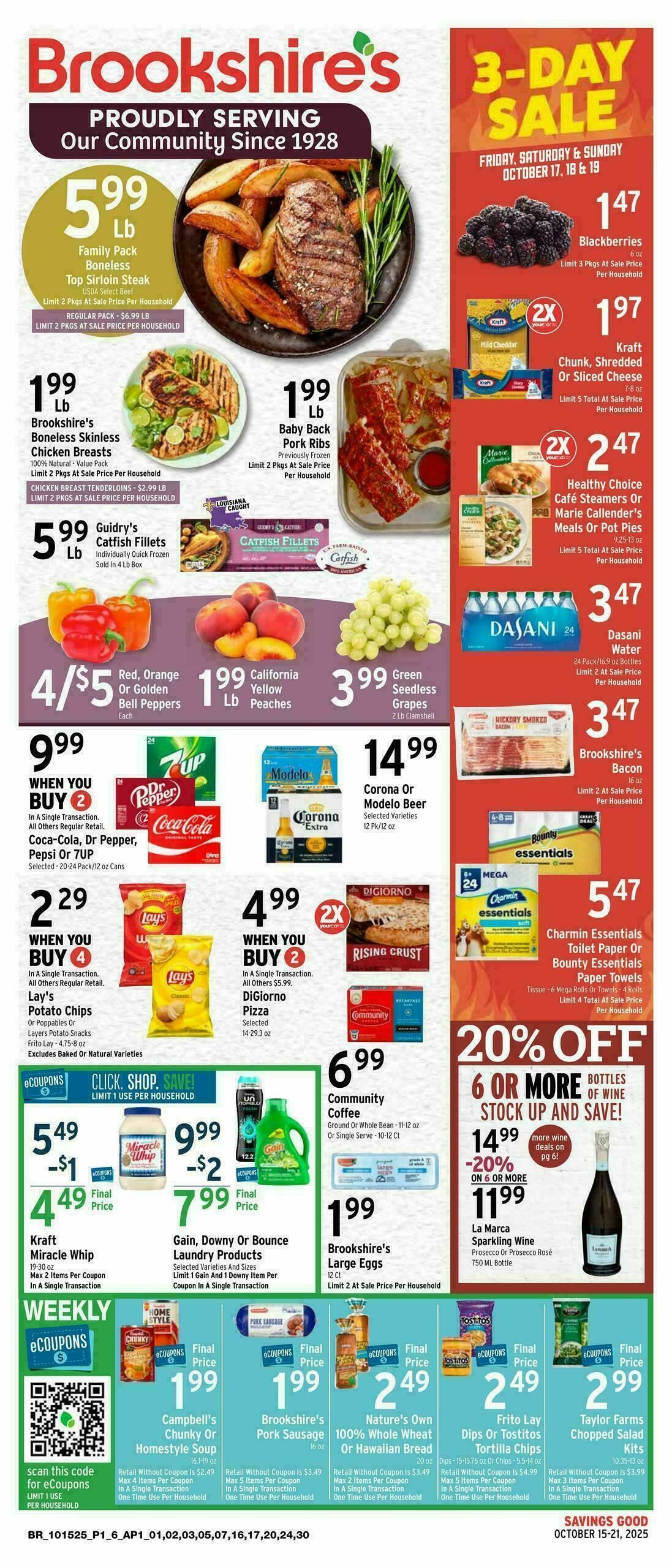 Brookshire's US Weekly Ad from October 15