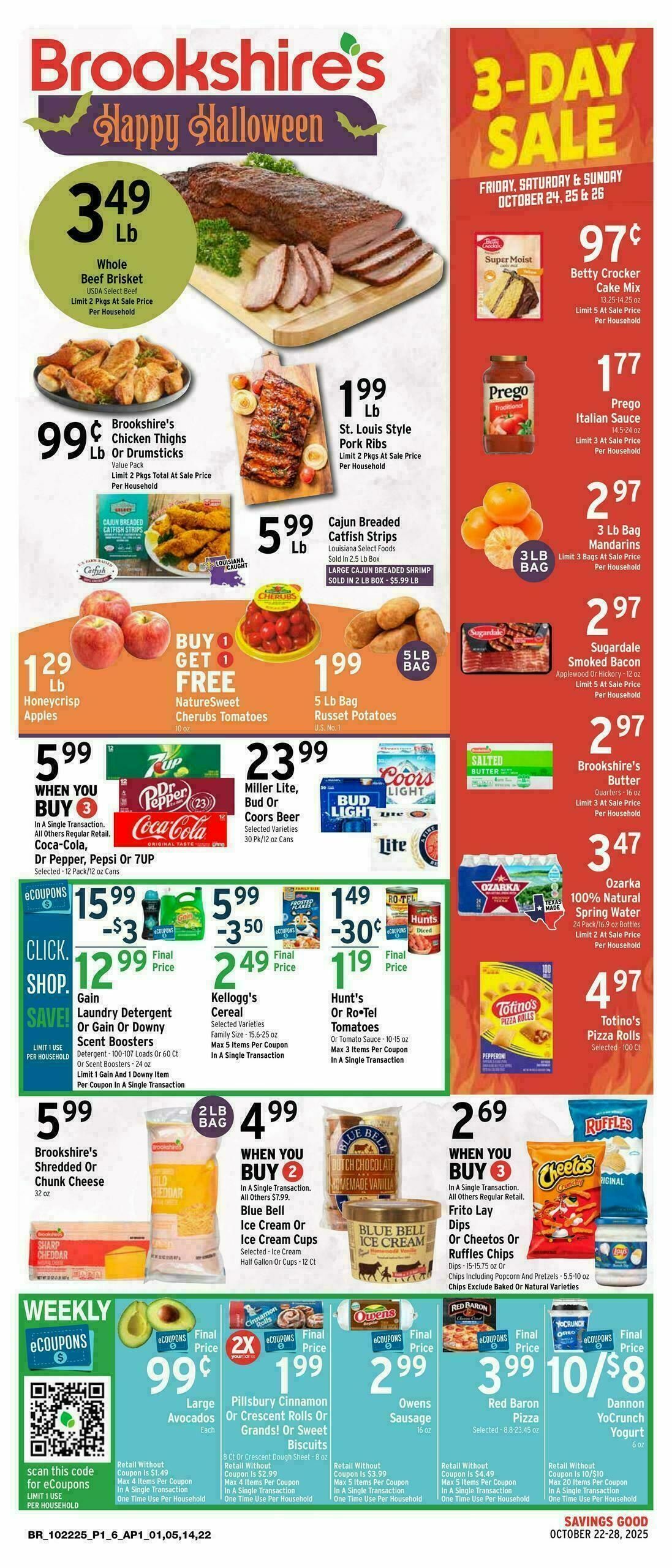 Brookshire's US Weekly Ad from October 22