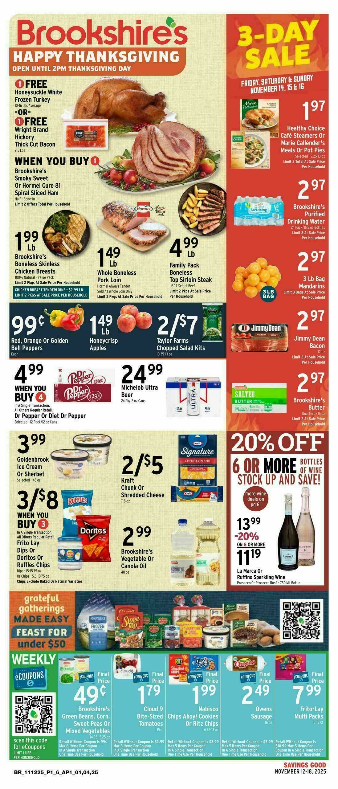 Brookshire's US Weekly Ad from November 12