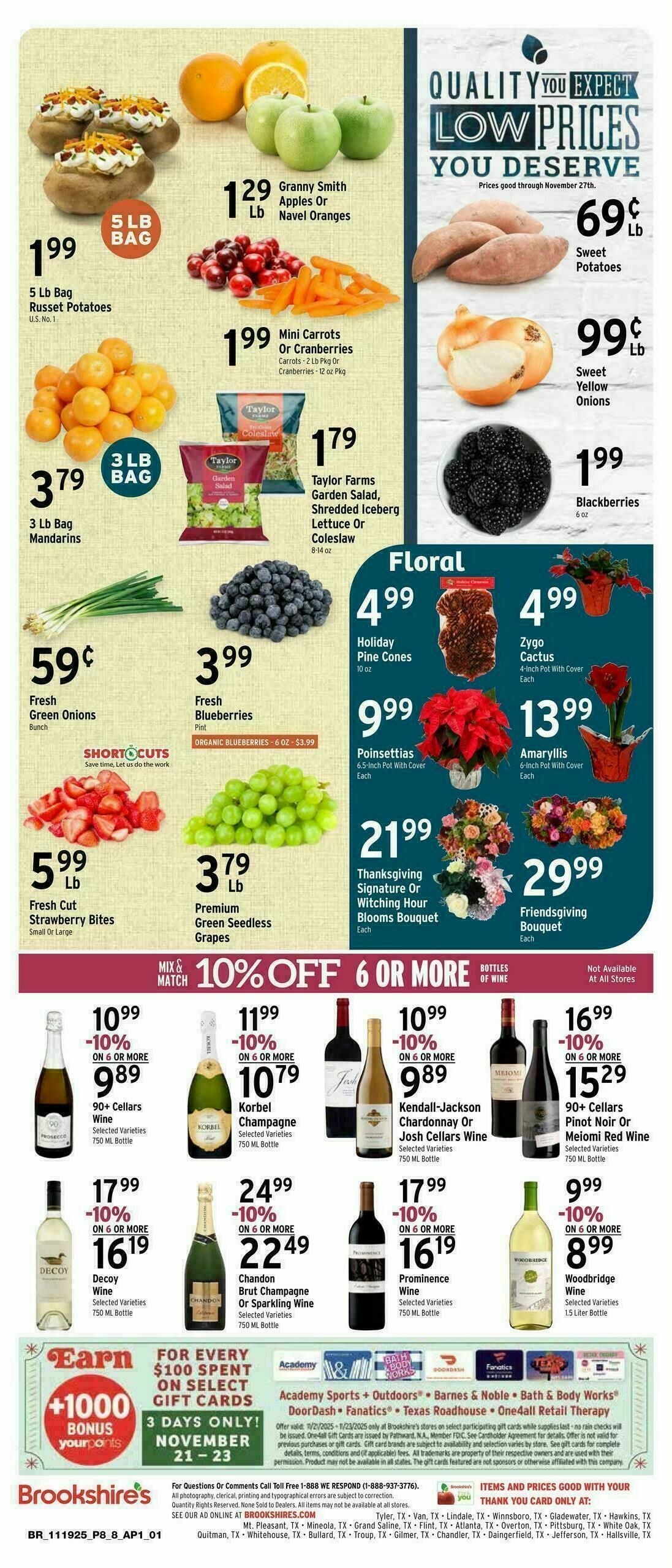 Brookshire's US Weekly Ad from November 19