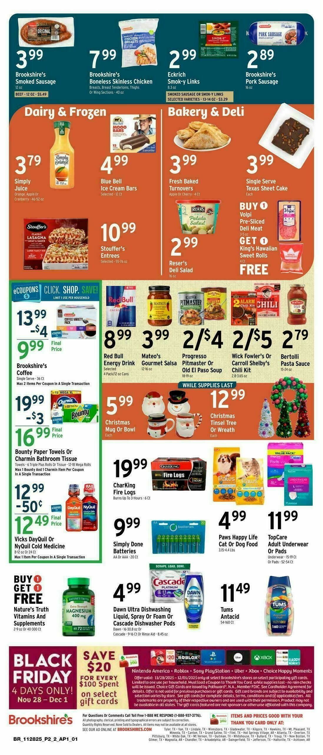 Brookshire's US Weekly Ad from November 28