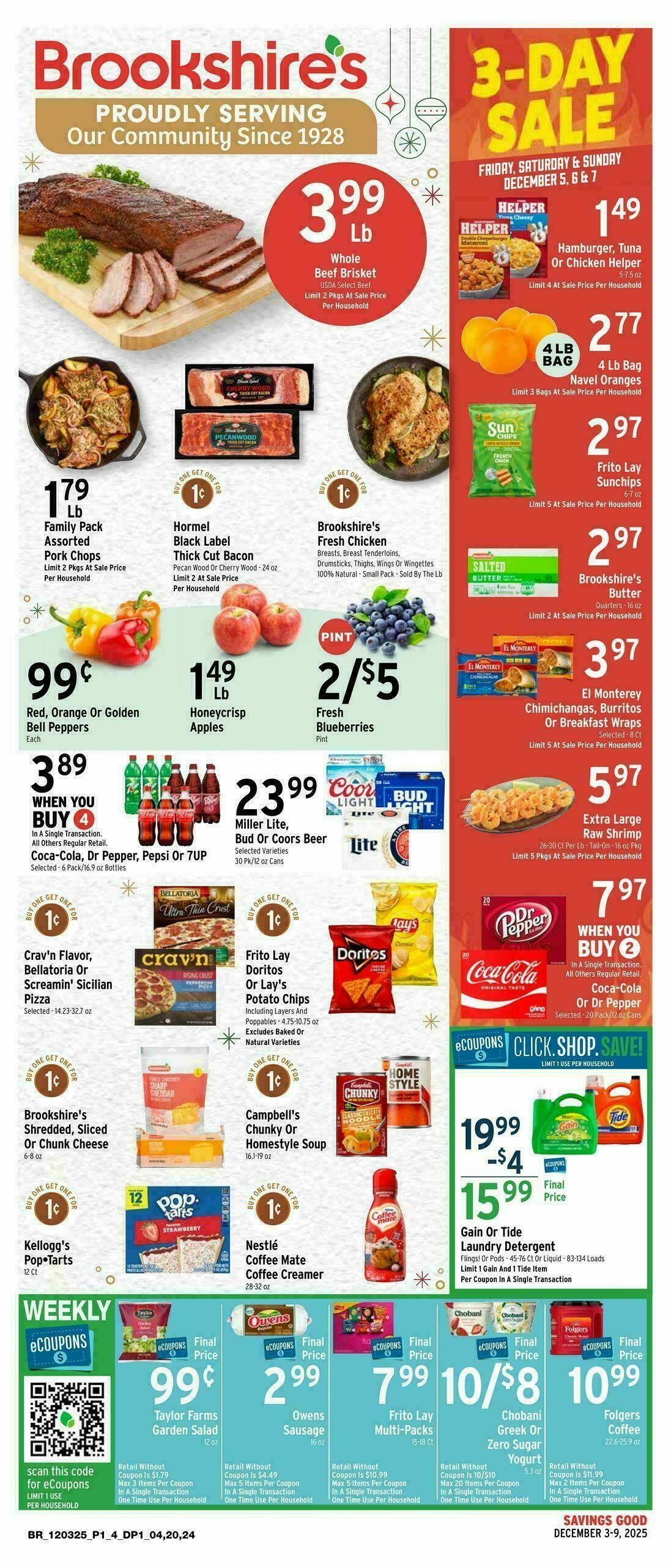 Brookshire's US Weekly Ad from December 3