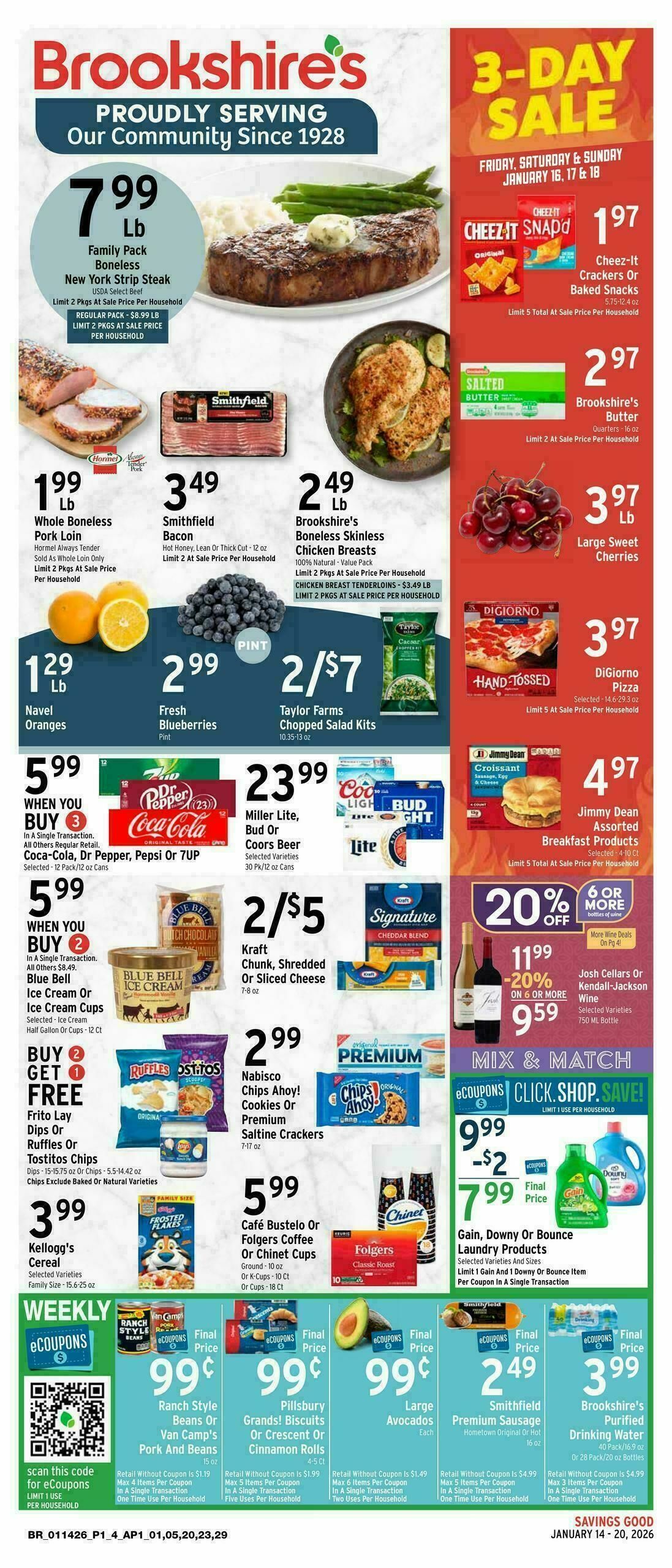 Brookshire's US Weekly Ad from January 14