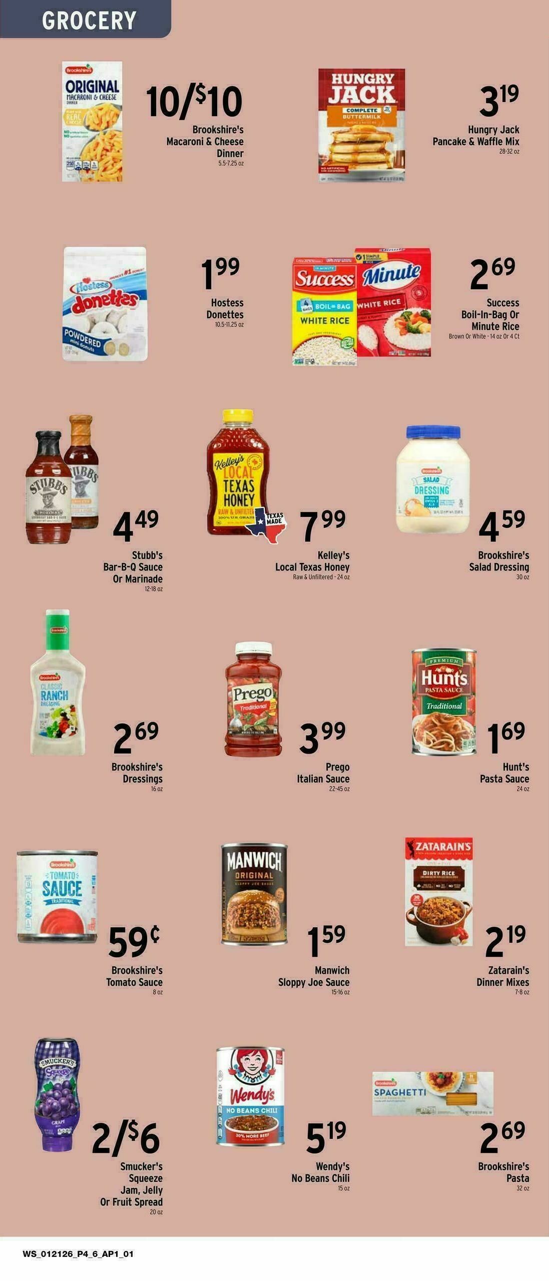 Brookshire's US Weekly Ad from January 21