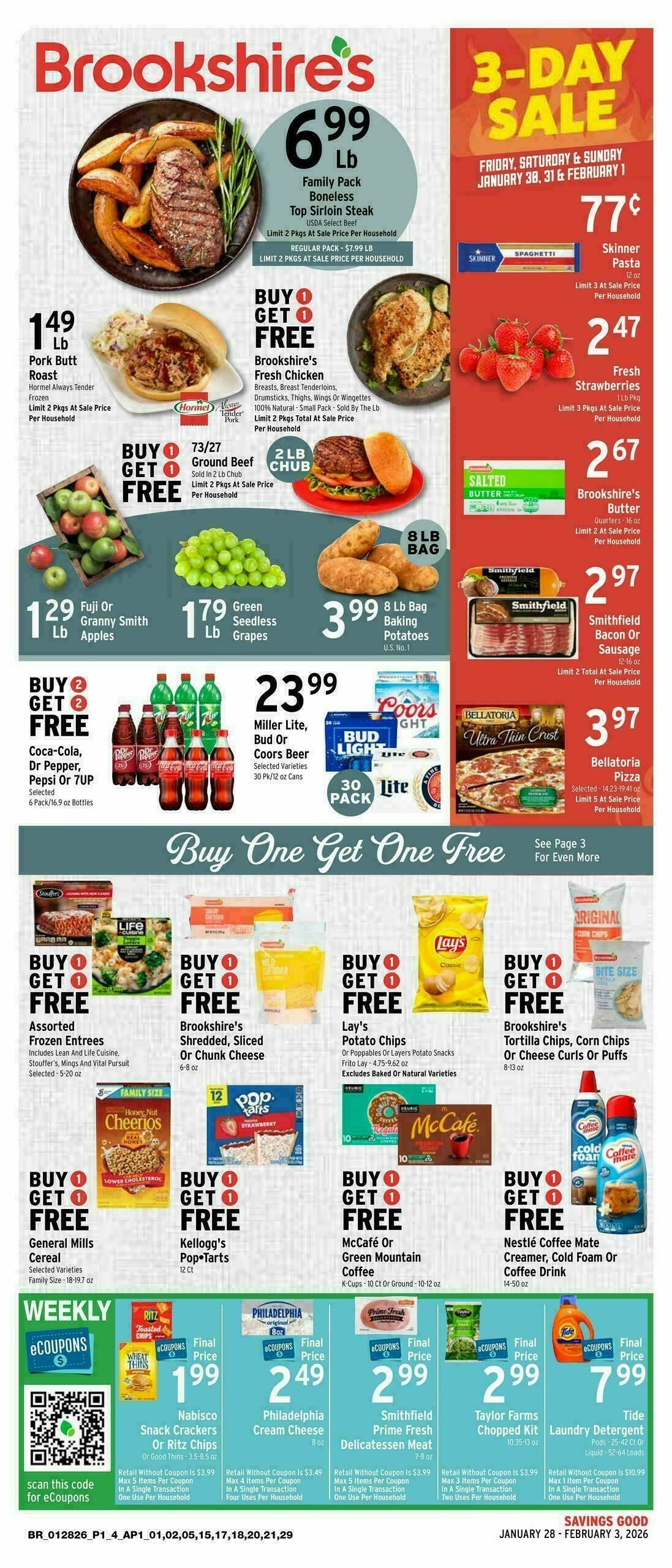 Brookshire's US Weekly Ad from January 28