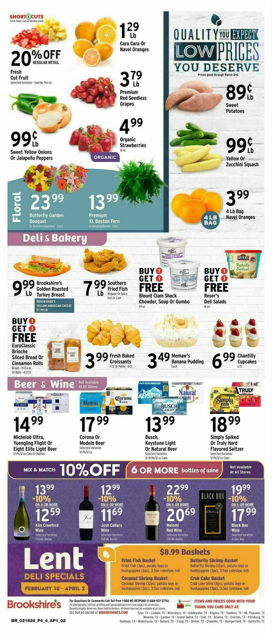 Brookshire's US Weekly Ad from February 18