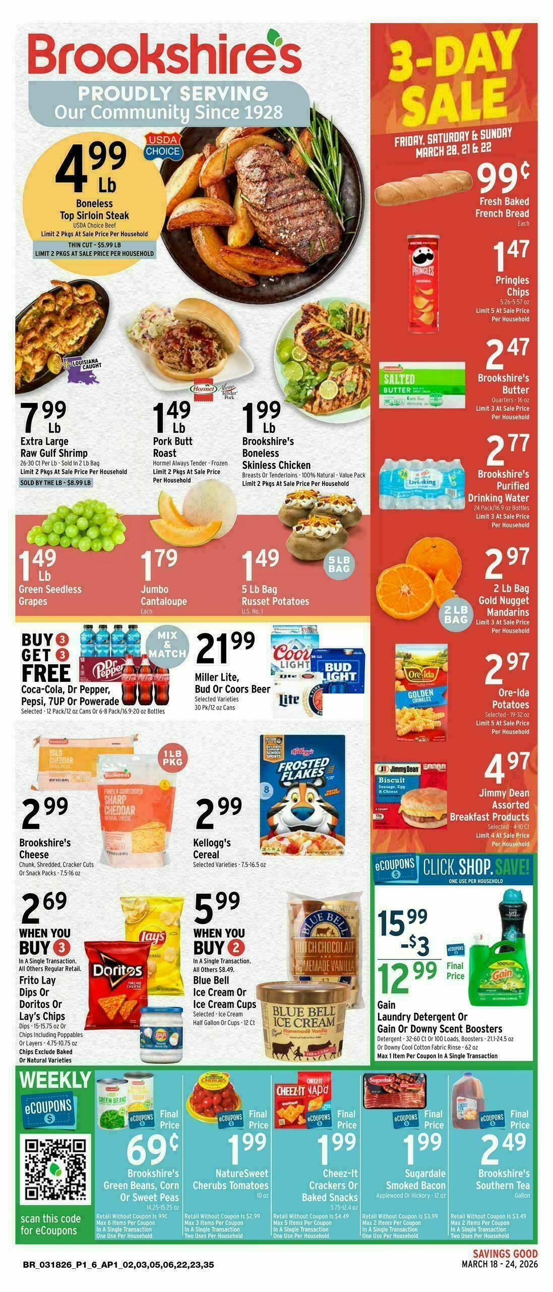 Brookshire's US Weekly Ad from March 18