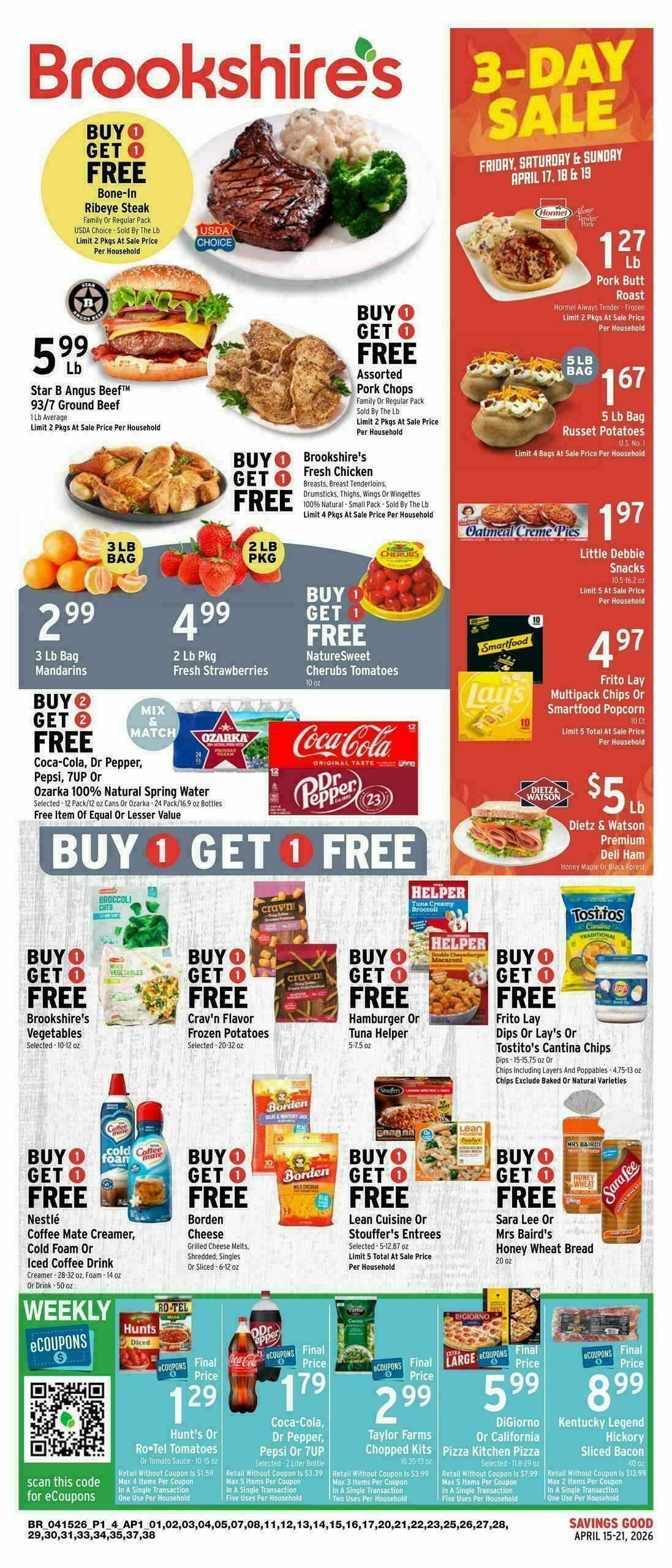 Brookshire's US Weekly Ad from April 15