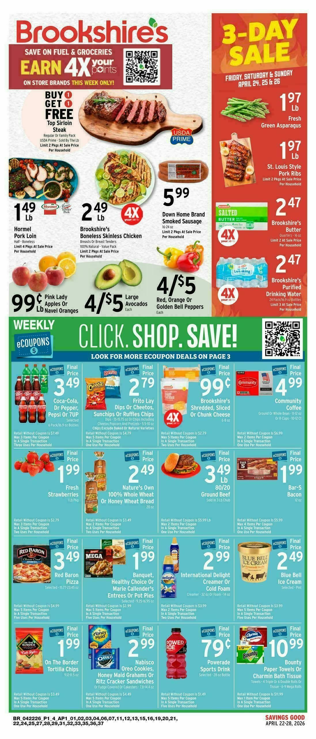 Brookshire's US Weekly Ad from April 22