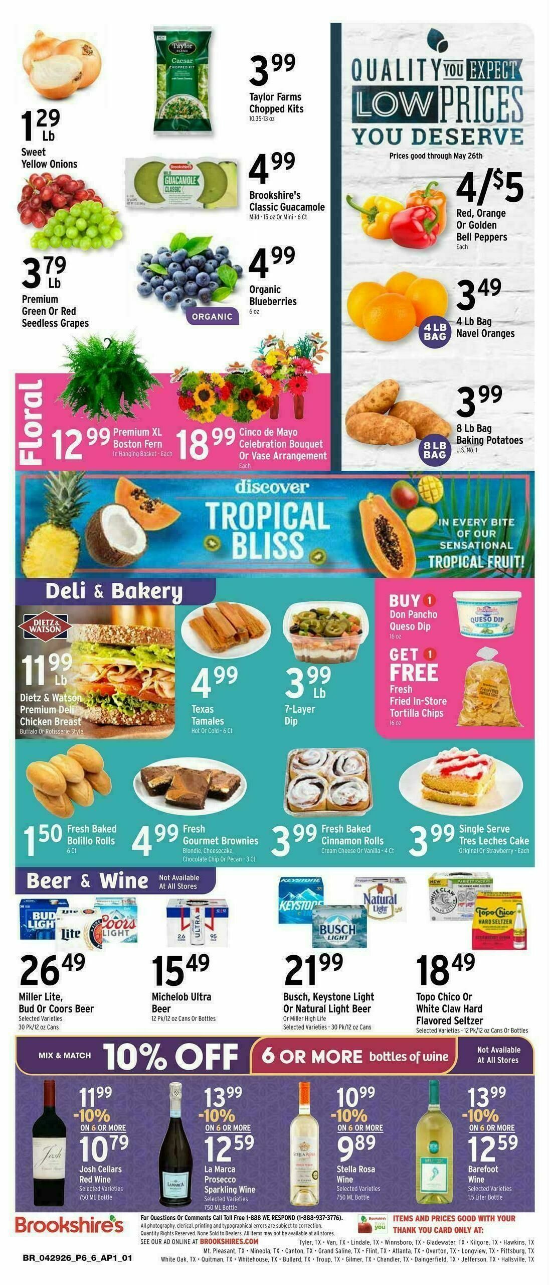 Brookshire's US Weekly Ad from April 29