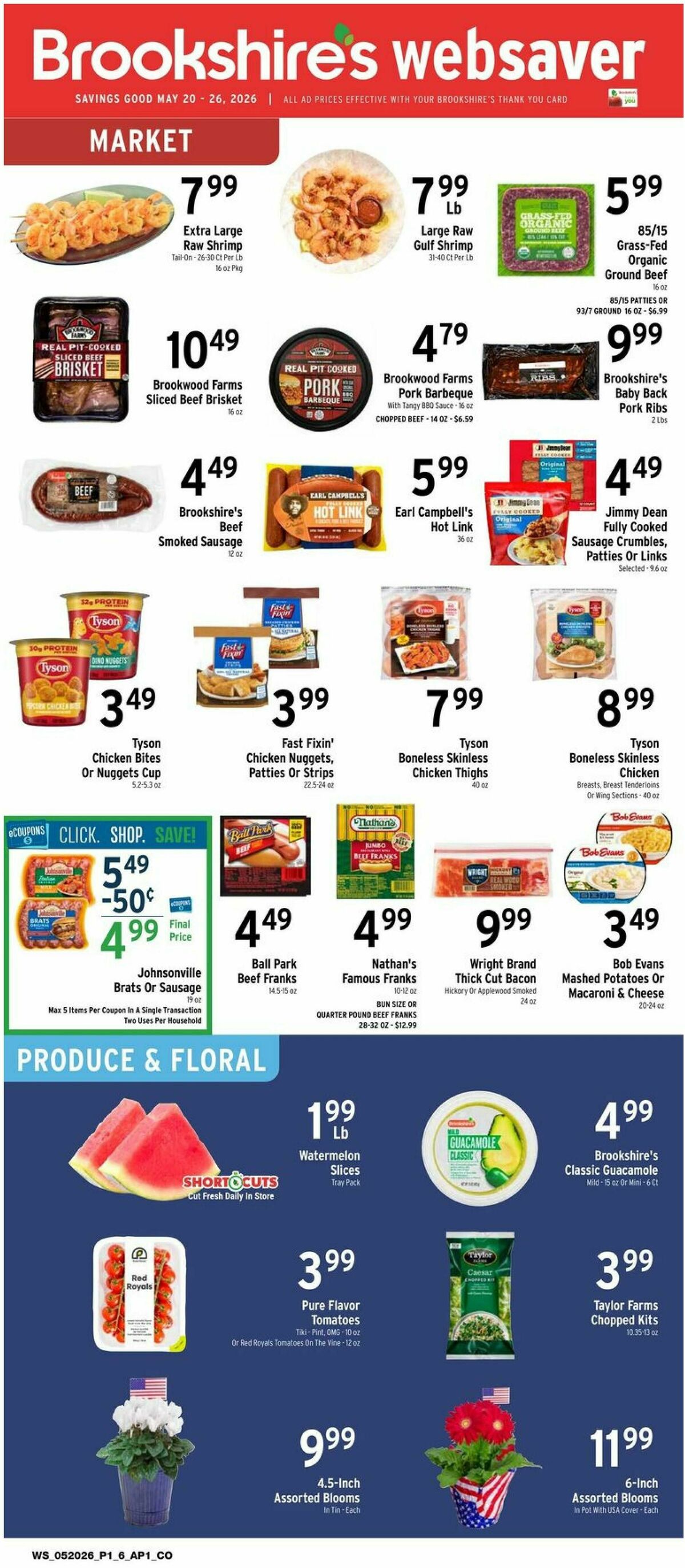 Brookshire's US Weekly Ad from May 20