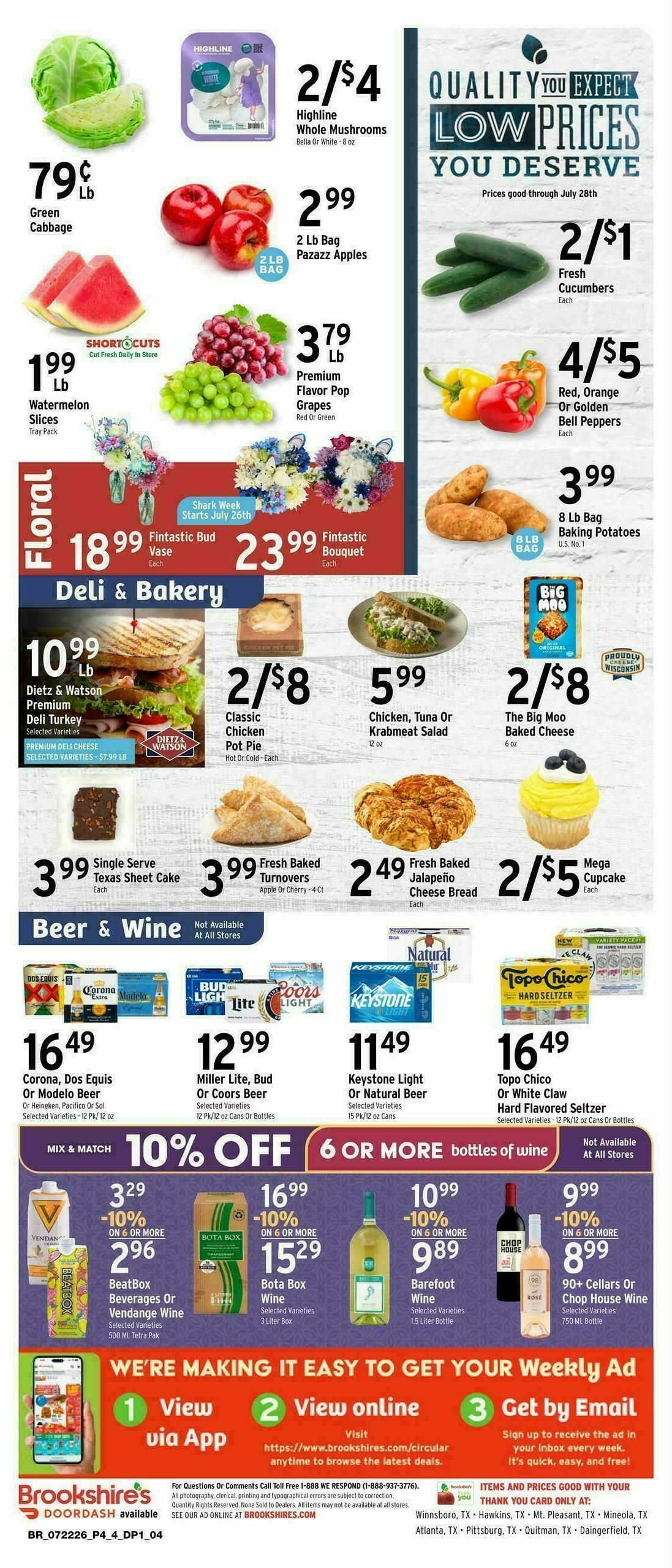 Brookshire's US Weekly Ad from July 22