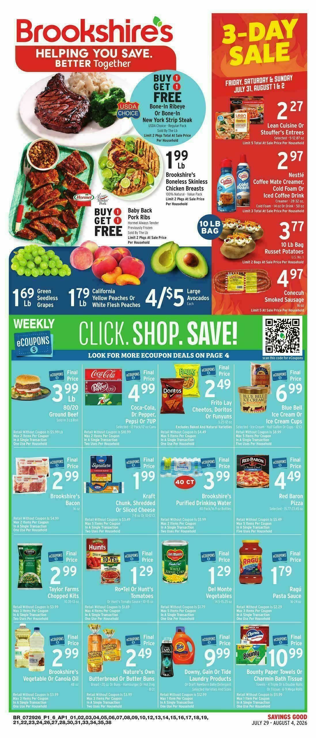 Brookshire's US Weekly Ad from July 29