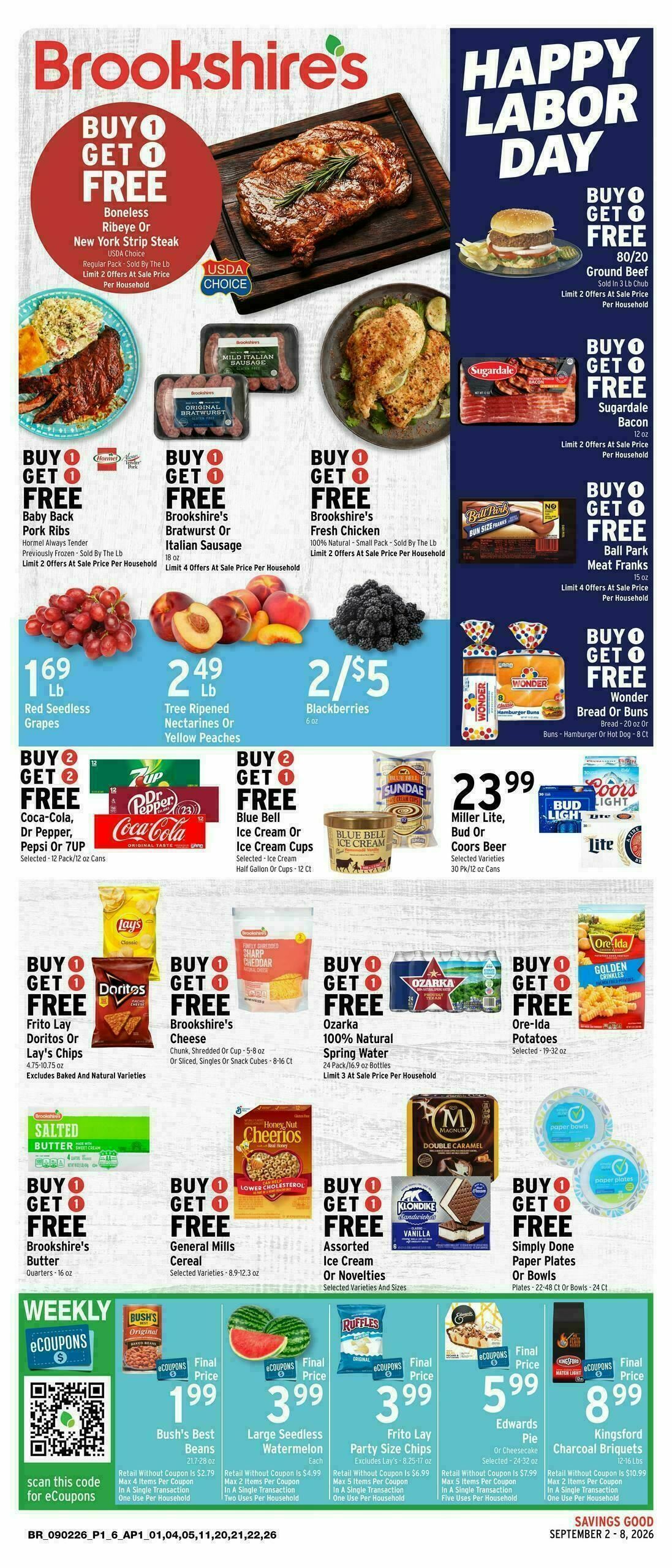 Brookshire's US Weekly Ad from September 2