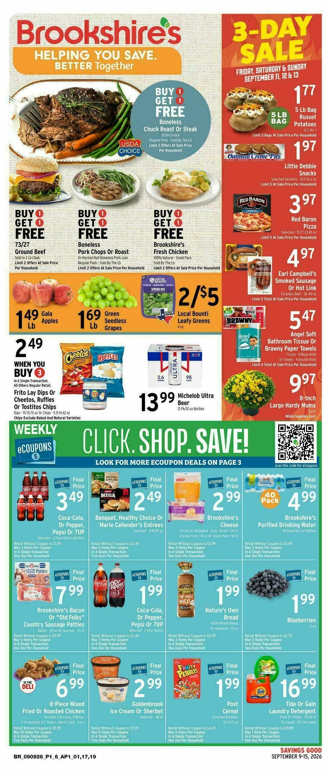 Brookshire's US Weekly Ad from September 9