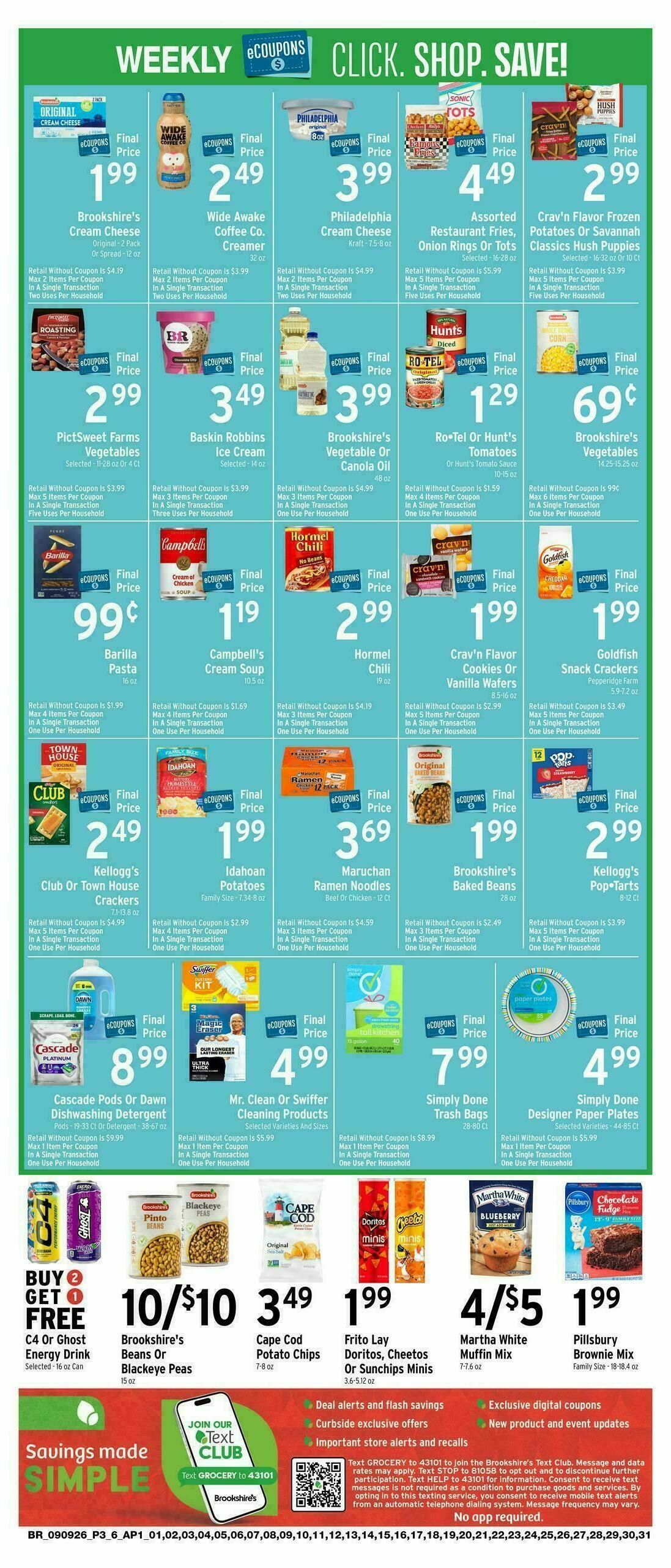 Brookshire's US Weekly Ad from September 9
