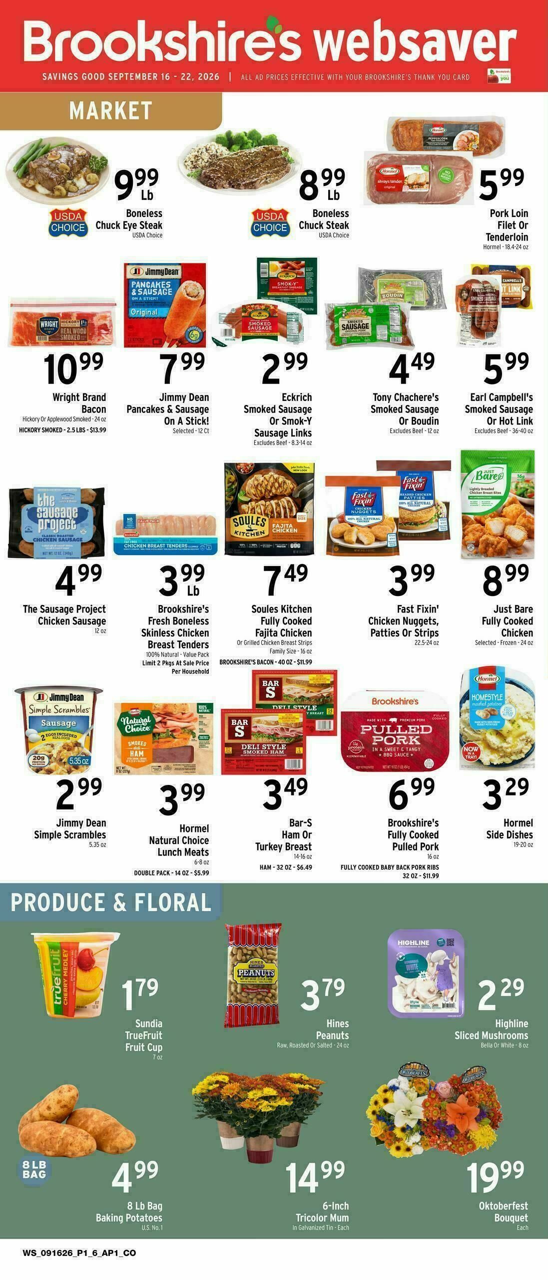 Brookshire's US Weekly Ad from September 16