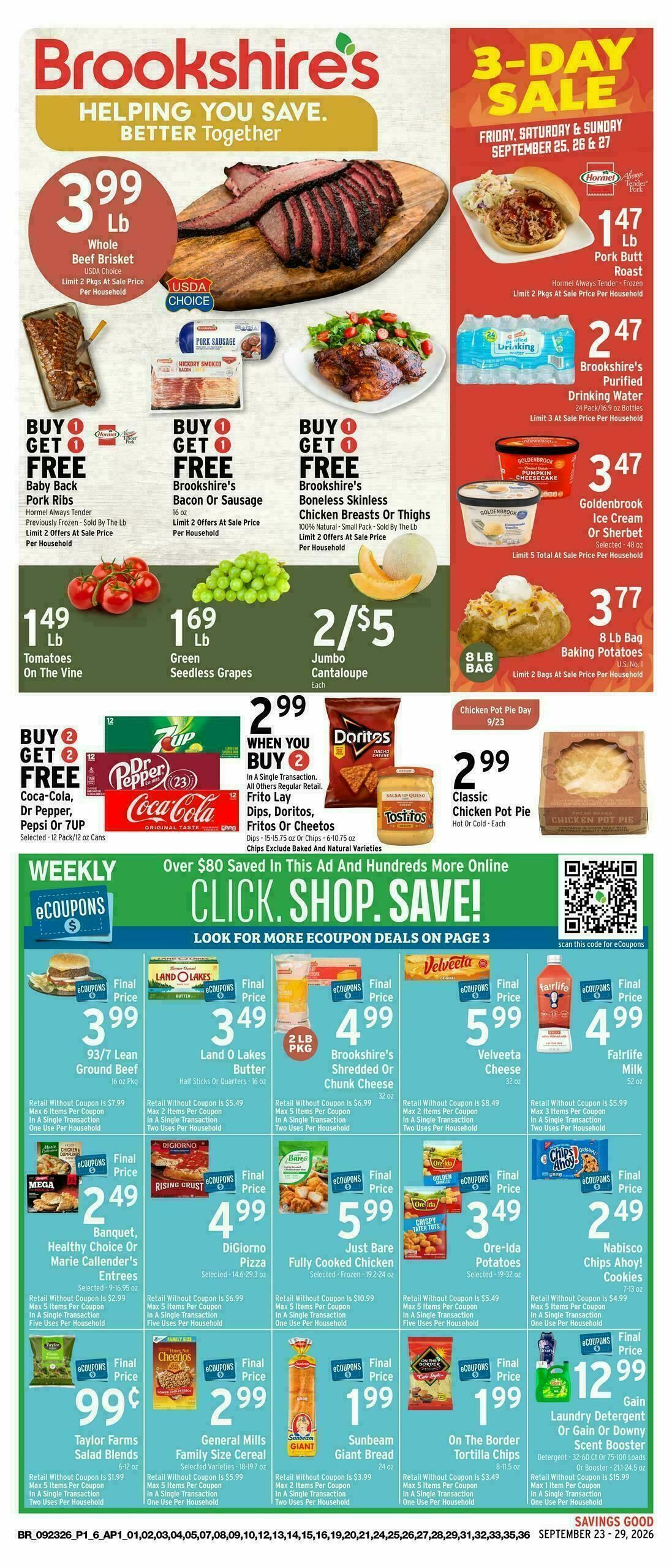 Brookshire's US Weekly Ad from September 23