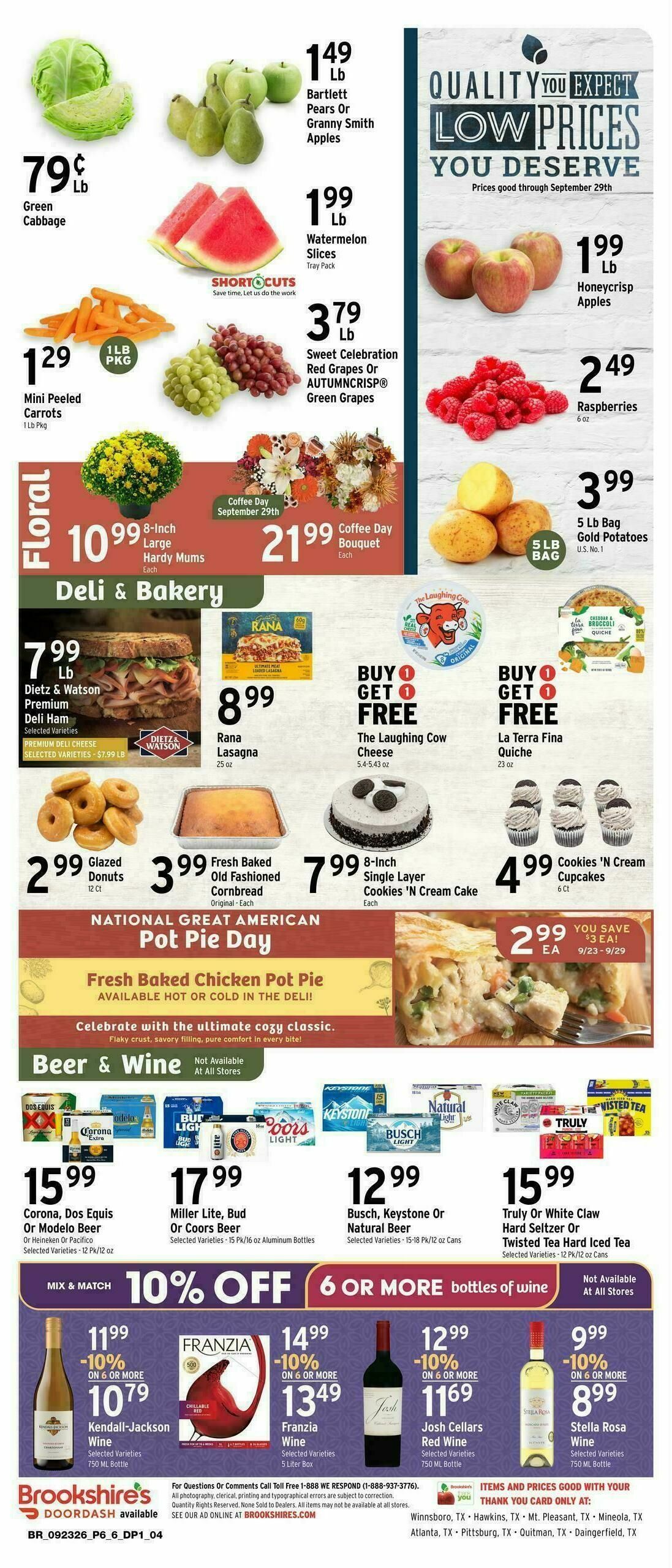 Brookshire's US Weekly Ad from September 23