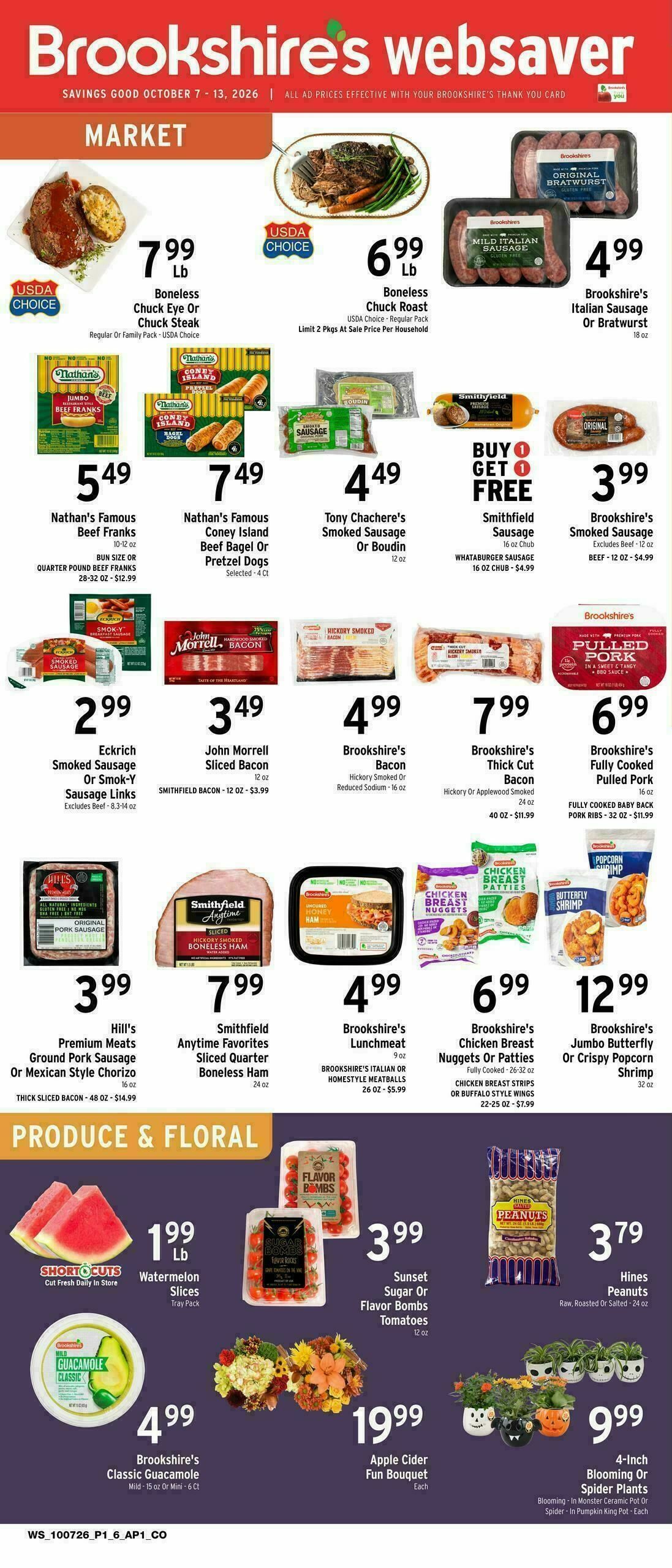 Brookshire's US Weekly Ad from October 7