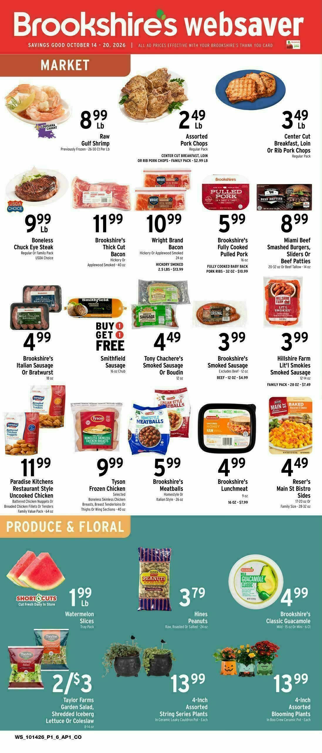 Brookshire's US Weekly Ad from October 14
