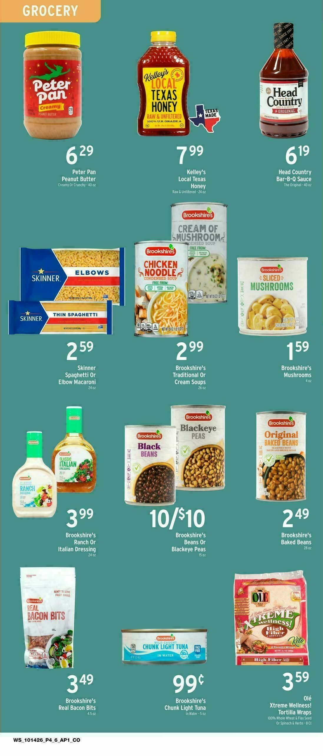 Brookshire's US Weekly Ad from October 14