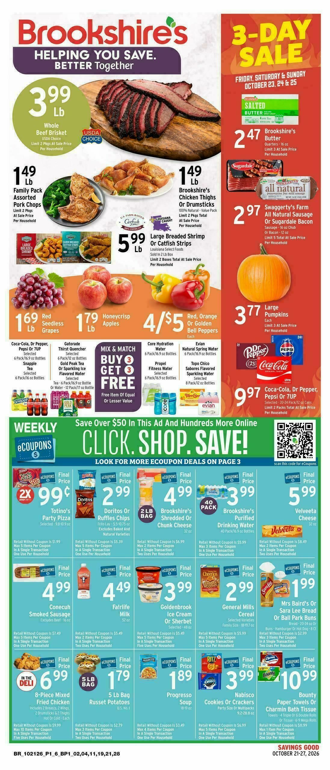Brookshire's US Weekly Ad from October 21