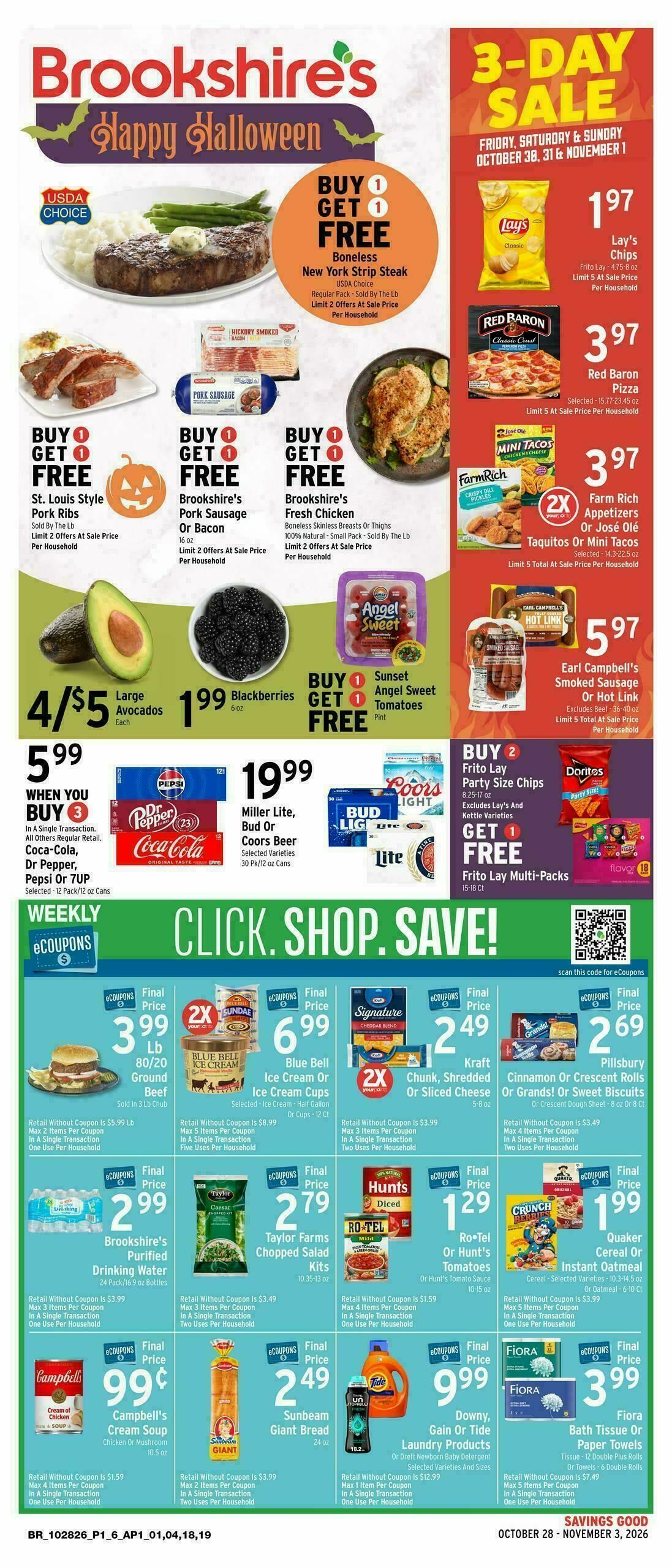 Brookshire's US Weekly Ad from October 28