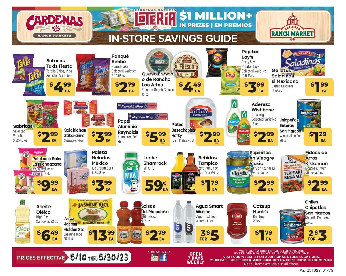 Cardenas Market Weekly Ad from May 10