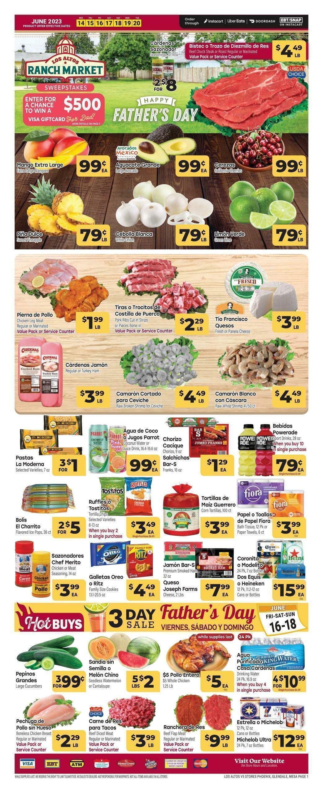 Cardenas Market Weekly Ad from June 14