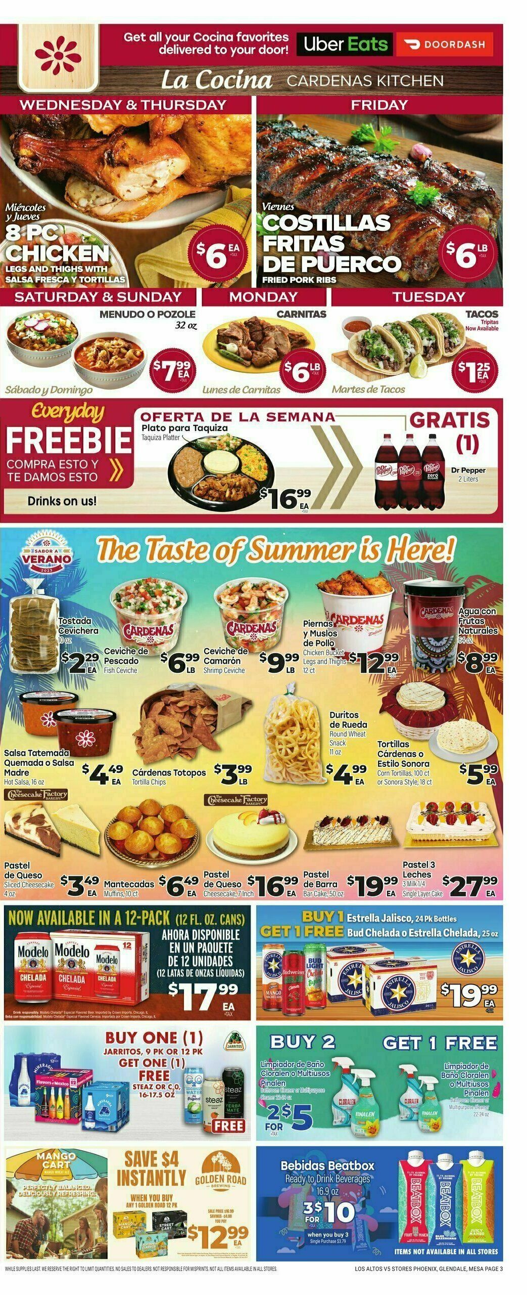 Cardenas Market Weekly Ad from July 26