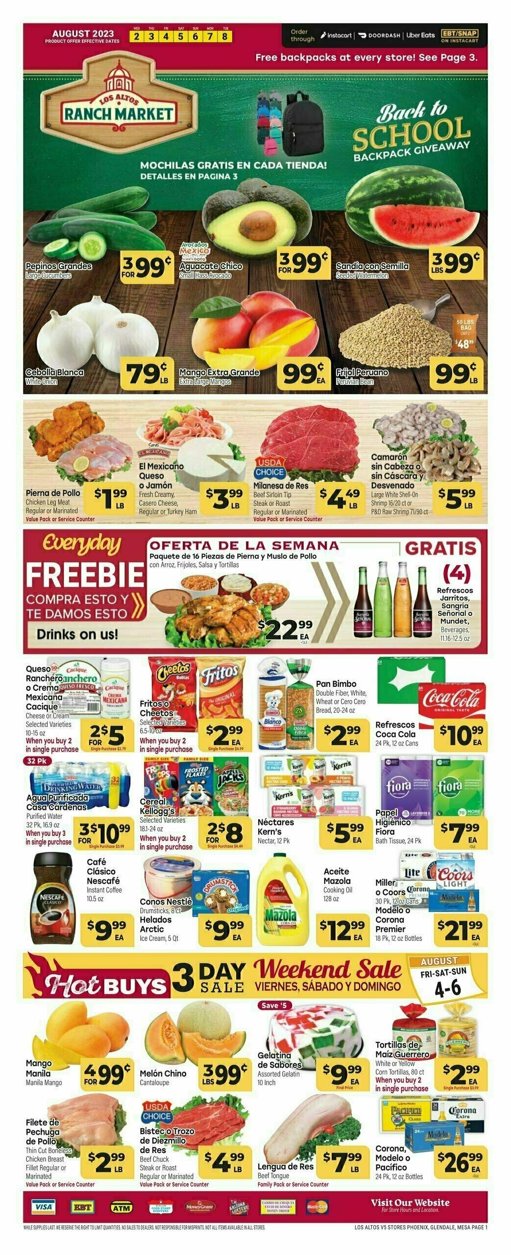 Cardenas Market Weekly Ad from August 2