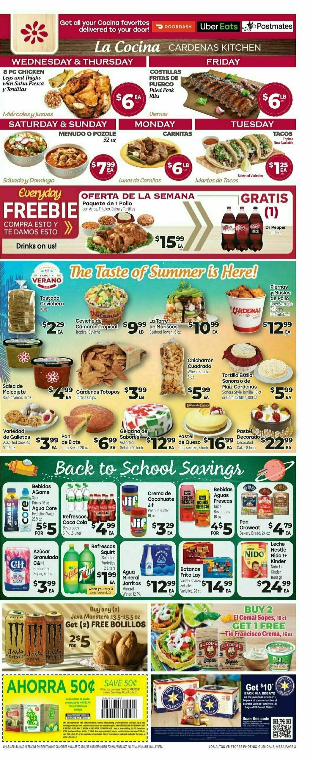 Cardenas Market Weekly Ad from August 9