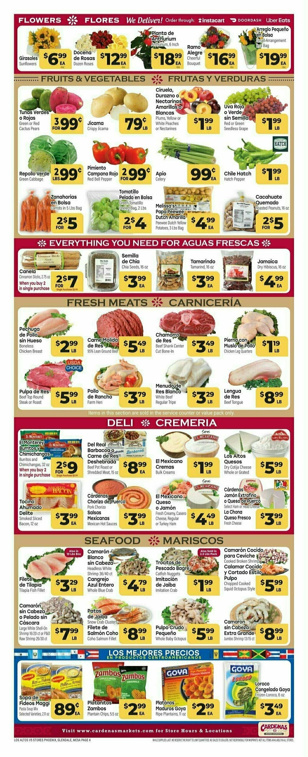 Cardenas Market Weekly Ad from August 9