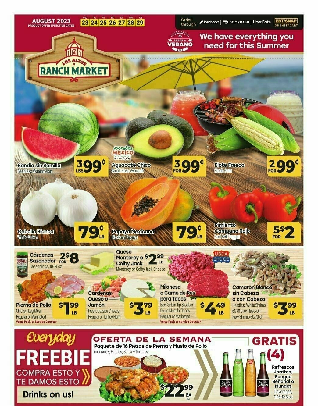 Cardenas Market Weekly Ad from August 23