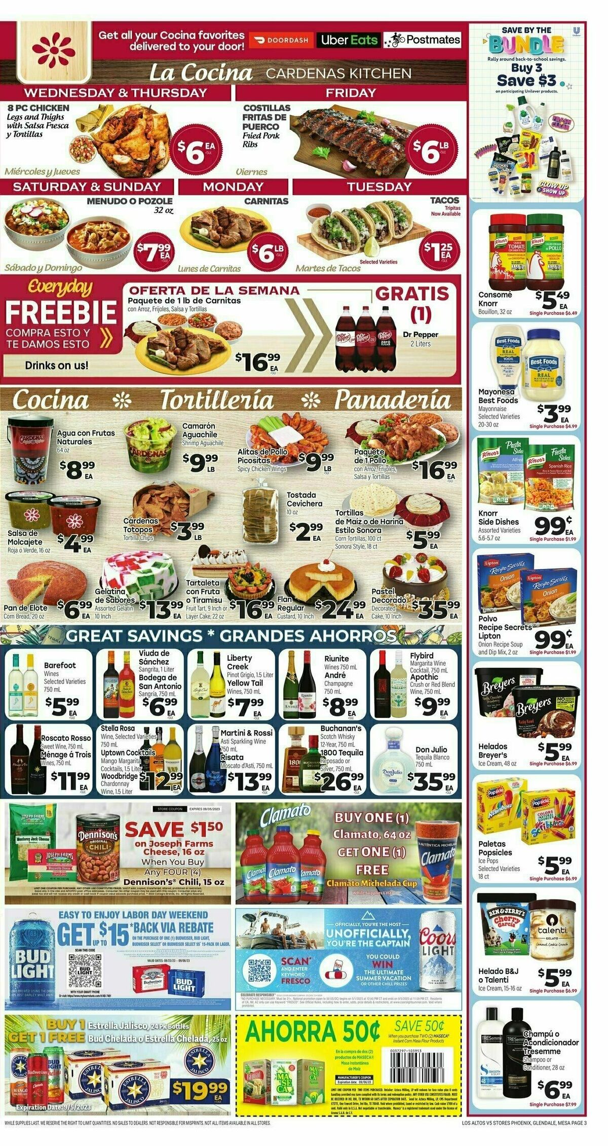 Cardenas Market Weekly Ad from August 30