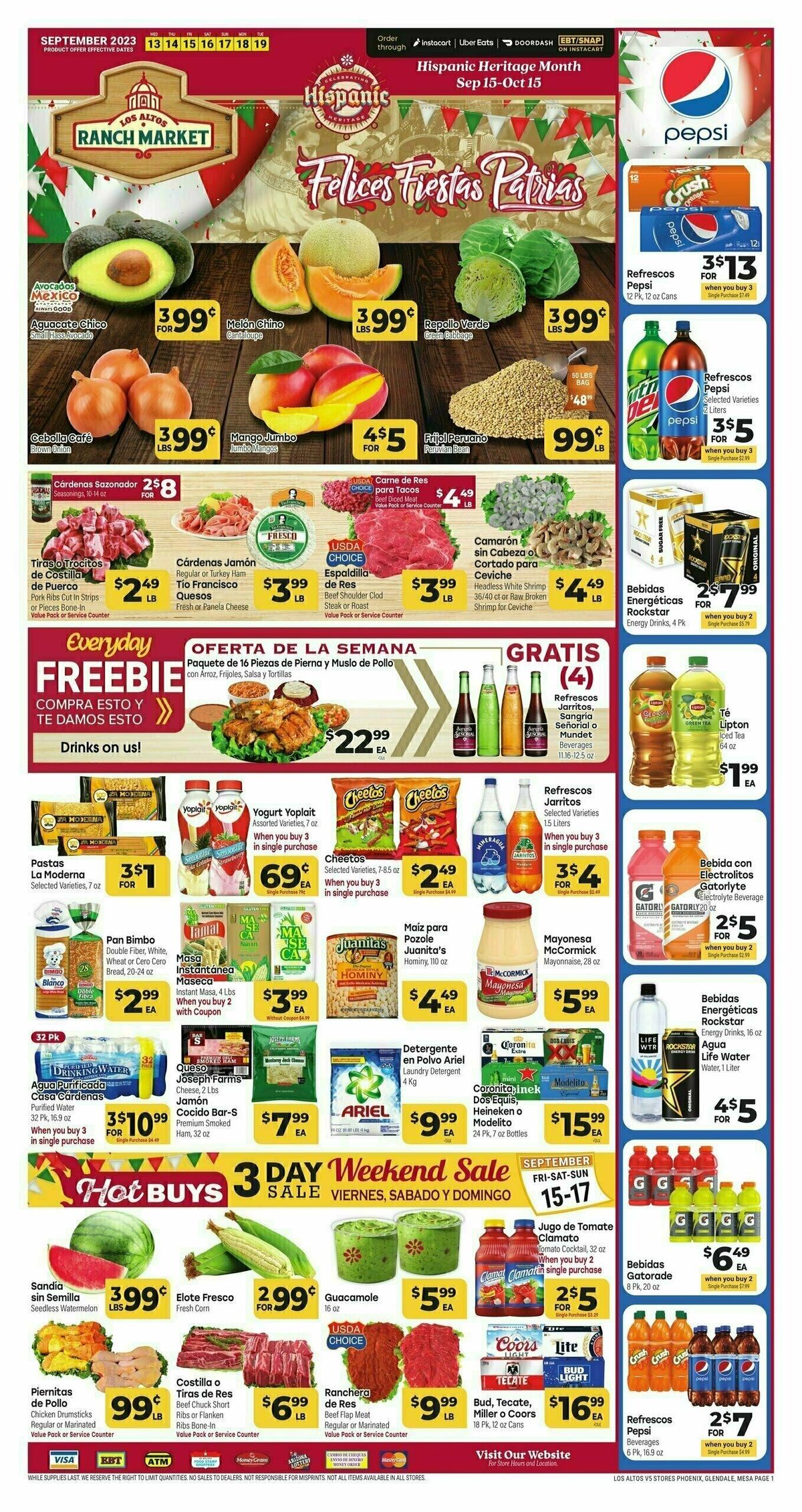 Cardenas Market Weekly Ad from September 13