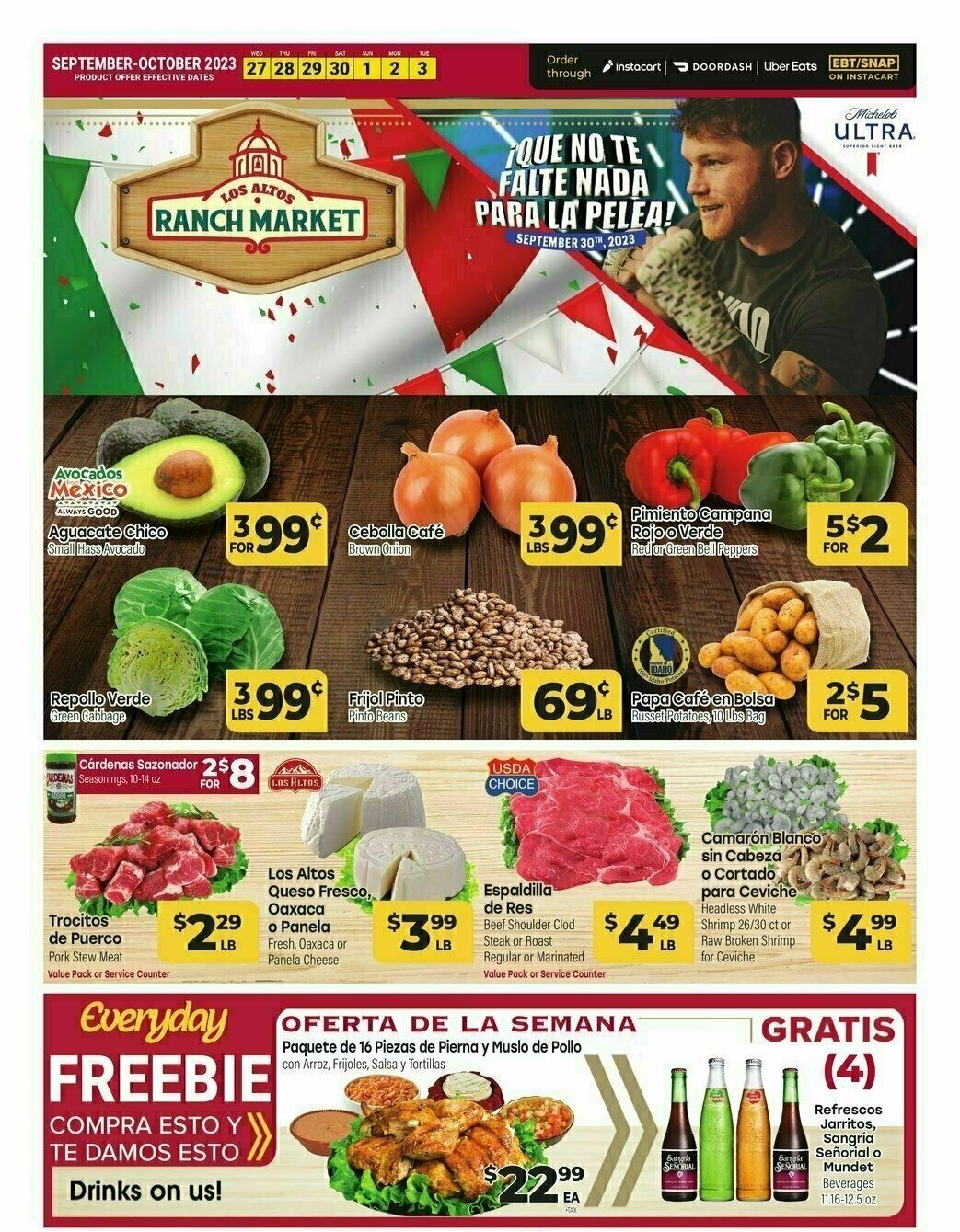 Cardenas Market Weekly Ad from September 27