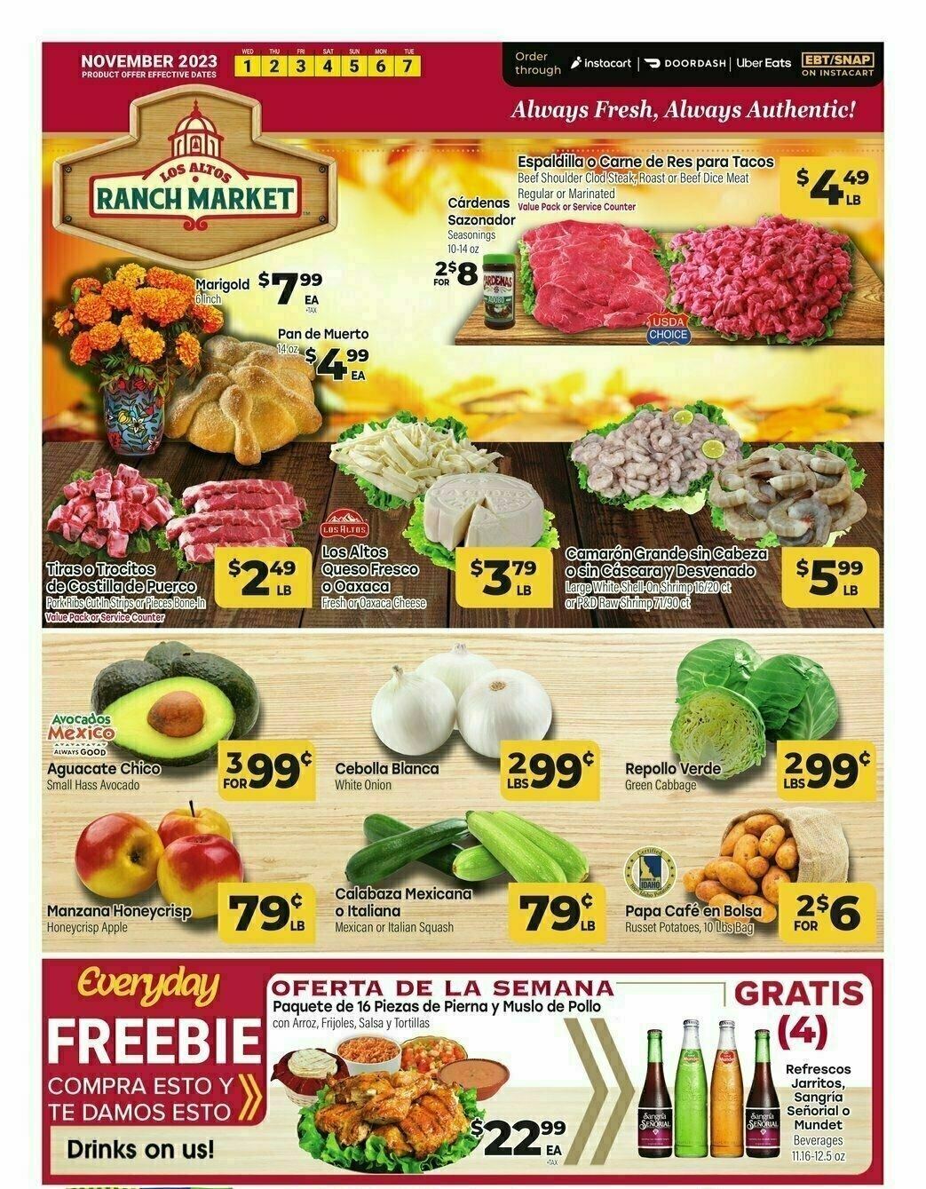 Cardenas Market Weekly Ad from November 1