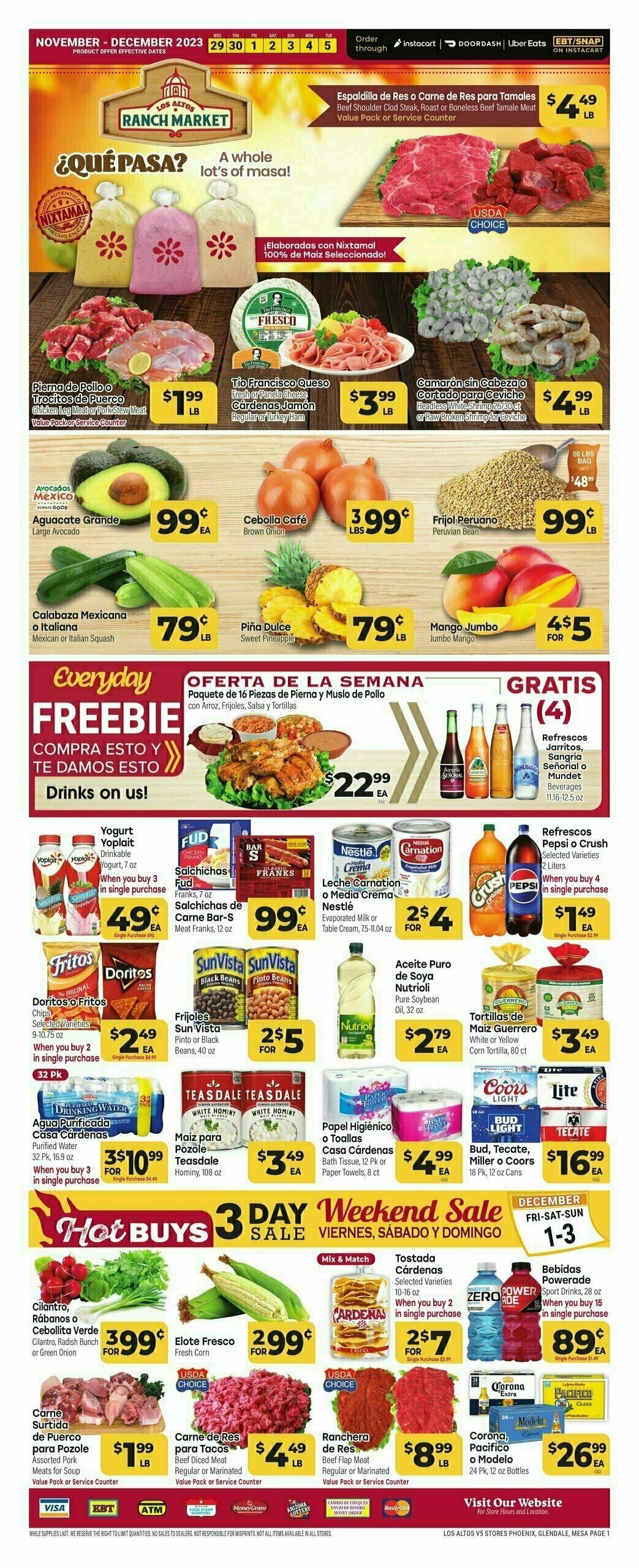 Cardenas Market Weekly Ad from November 29
