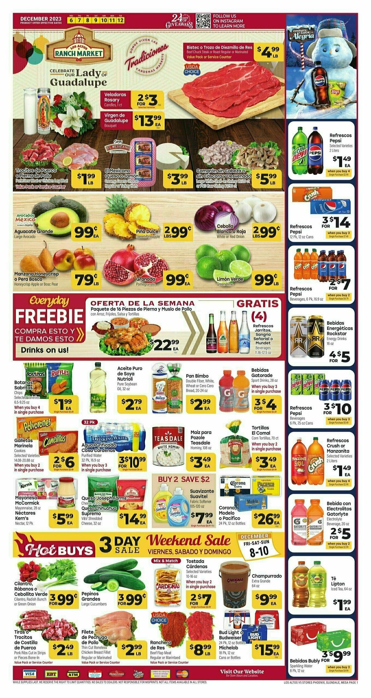 Cardenas Market Weekly Ad from December 6