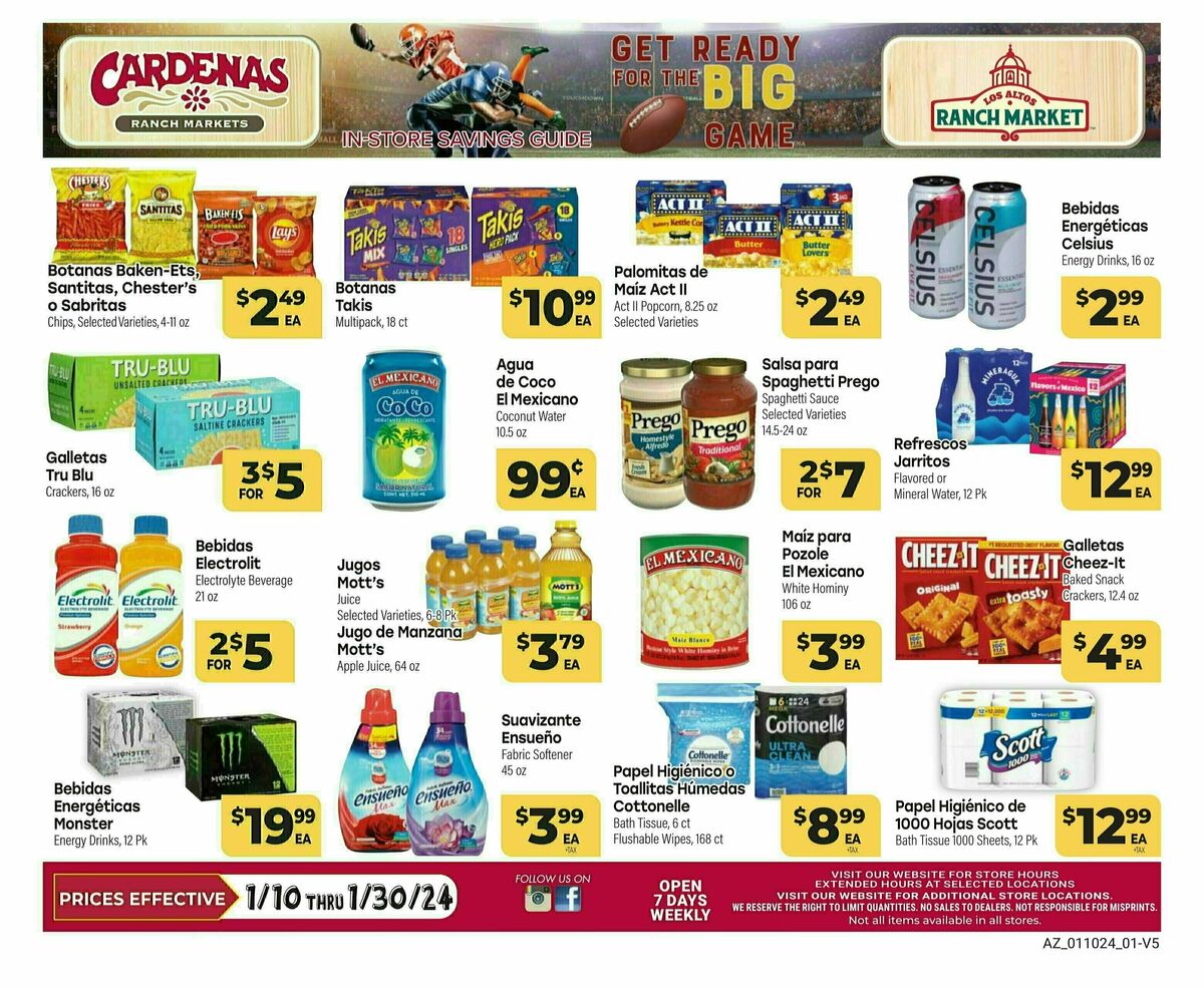 Cardenas Market Monthly Savings Guide Weekly Ad from January 10