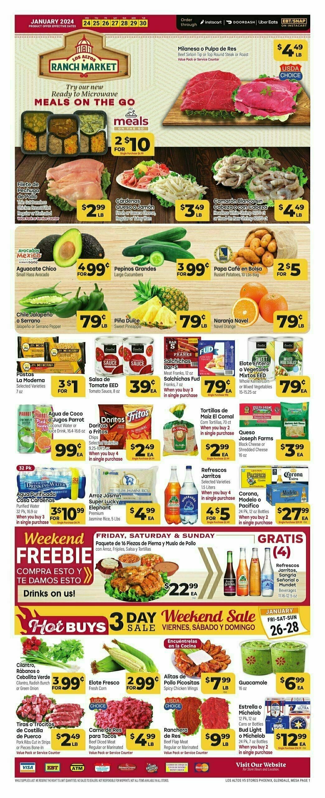 Cardenas Market Weekly Ad from January 24